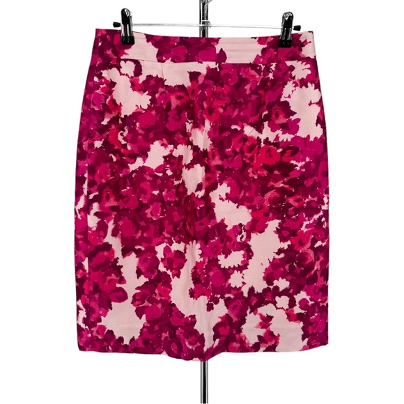 Kate Spade Jordan Silk Blend Berry Moody Floral Pencil Skirt size 4 - Picture 4 of 14